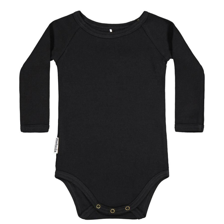 Vauvat Metsola Bodyt | Rib Basic Body, Black