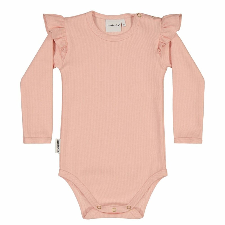 Vauvat Metsola Bodyt | Rib Frilla -Body | Peony